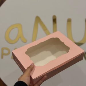 6 BROWNIE BOX - PINK (9/6/1.75")