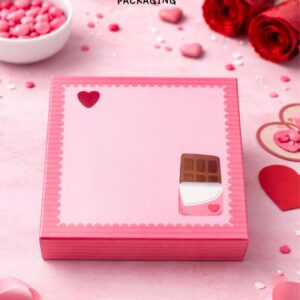 VALENTINES 4 BROWNIE BOX - 6/6/1.75"