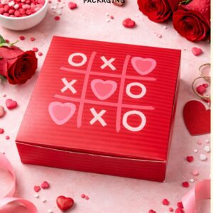 VALENTINES 4 BROWNIE BOX - 6/6/1.75"