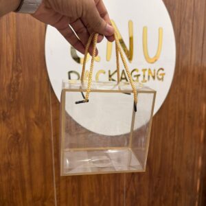 PVC BAG - GOLDEN (5/5/3.5")