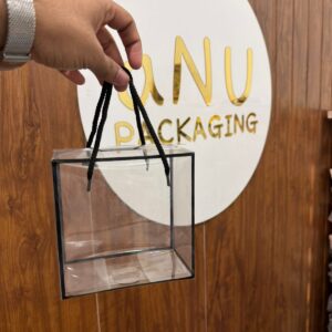 PVC BAG - BLACK (5/5/3.5")