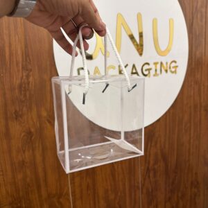 PVC BAG - WHITE (5/5/3.5")