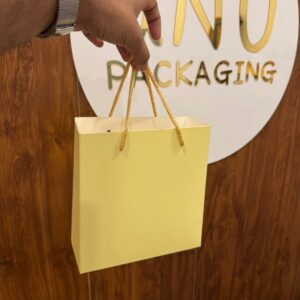 HAMPER BAG - YELLOW (7.5/7.5/3")