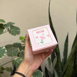 MOTHER'S DAY SINGLE BROWNIE BOX - (3/3/1.75")