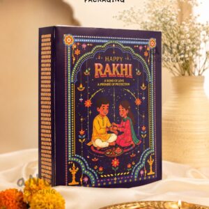 RAKHI HAMPER BOX - BLUE (11/8/3") - PACK OF 10 PCS