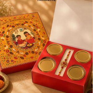 RAKHI SURPRISE BOX - (10/8/3.50") - PACK OF 10 PCS