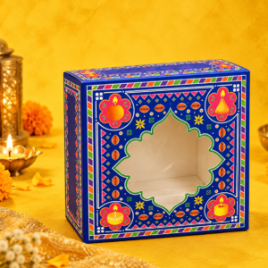 CANDLE URLI BOX /SMALL HAMPER BOX (6.5/6.5/2")- pack of 10pcs
