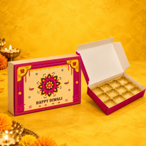 DIWALI 12 CAVITY CHOCOLATE/MILTI USE BOX (7.5/1.25/5.5") - PACK OF 10 PCS - CAVITY INCLUDED