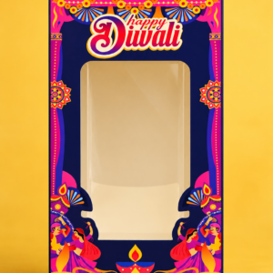 DIWALI BAR BOX WITH WINDOW (6.5*3.5*1 INCH) PACK OF 10 PCS