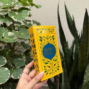 DIWALI MULTI PURPOSE BOX - YELLOW (6.5/3.5/1.25") - PACK OF 10 PCS