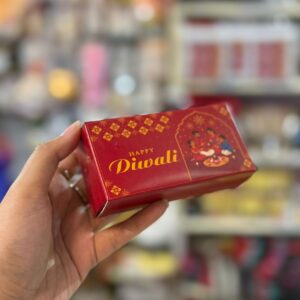 MINI DIWALI BOX - RED (4/1.25/2") - PACK OF 10 PCS