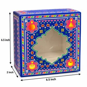 CANDLE URLI BOX /SMALL HAMPER BOX (6.5/6.5/2")- pack of 10pcs