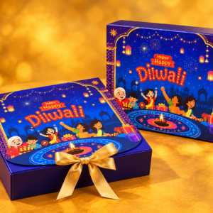DIWALI HAMPER WITH RIBBON (7.5/6/2")-pack of 10pcs
