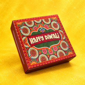 4 BROWNIE DIWALI HAMPER BOX (6/6/1.75 inch) pack of 10 pcs