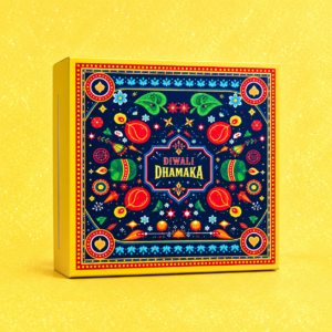 DIWALI 4 BROWNIE HAMPER (6/6/1.75) pack of 10 pcs